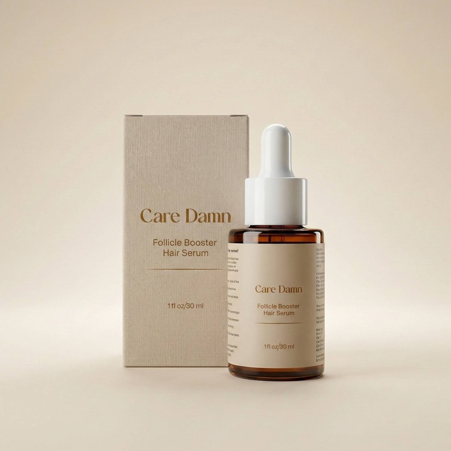 CARE Follicle Booster Hair Serum with Rice Water, Biotin, Rosemary - Image 1
