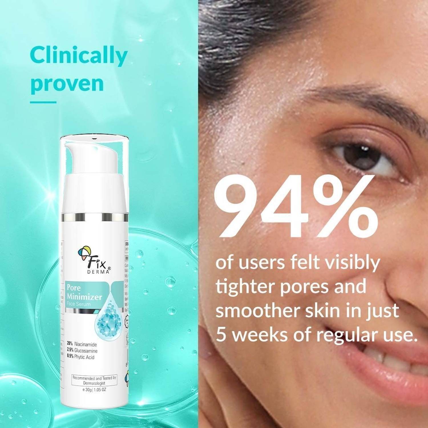 Fixderma 20% Niacinamide Pore Minimizer Serum - Image 4