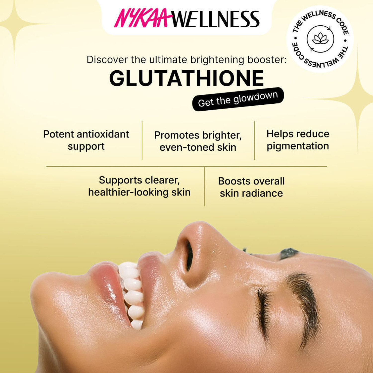 Image of Mountainor L Glutathione Tablets for Glowing, Whitening & Brightening Clear Skin with Vit C