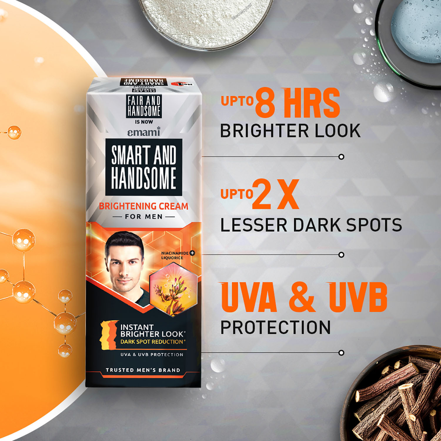 Image of Smart & Handsome Long Lasting Radiance Cream|2X Spot Reduction|Brighter Look Pack of 3
