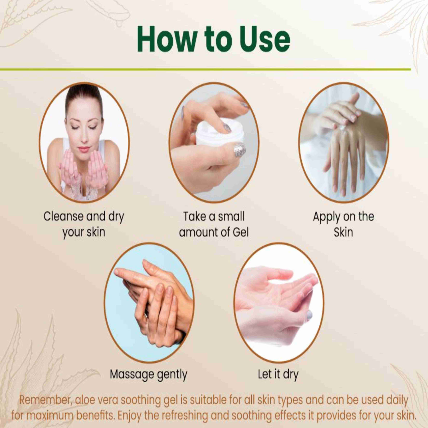 Image of RAQUITYS Pure Aloevera Gel for Moisturize Skin & Younger Looking (150 ml)