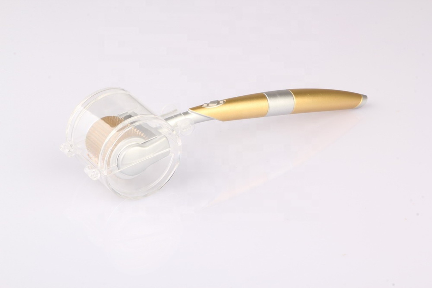 Image of JM SELLER 1.0 mm Derma Roller Titanium Alloy Needles Roller for Acne Skin Hair Loss, Gold (100 g)