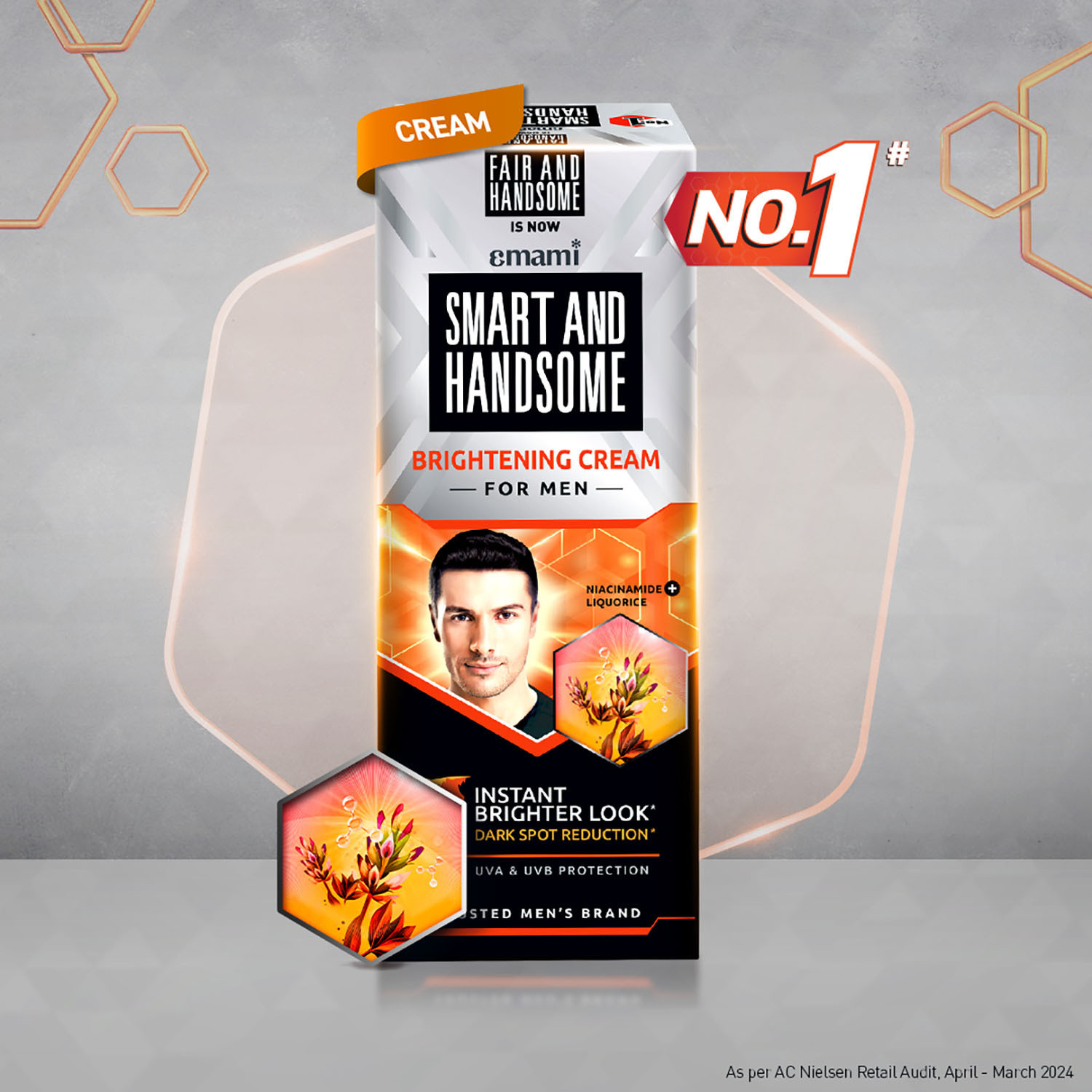 Image of Smart & Handsome Long Lasting Radiance Cream|2X Spot Reduction|Brighter Look Pack of 3
