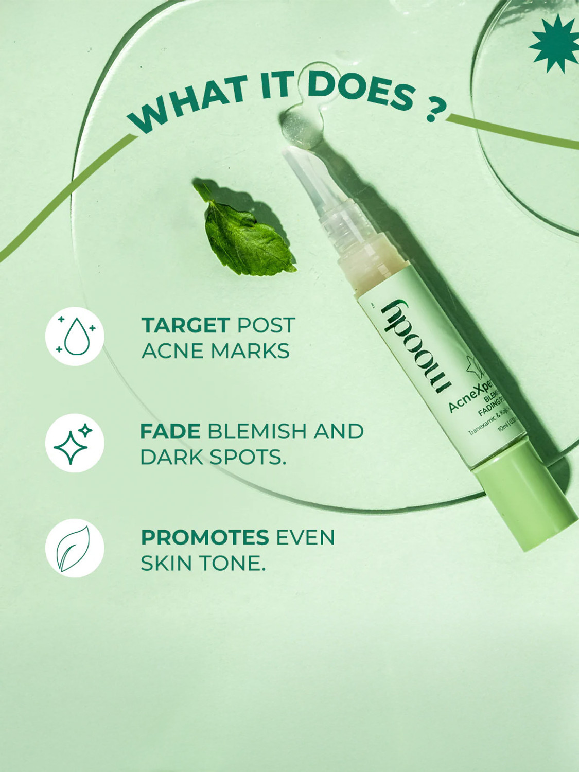 Image of MOODY Acnexpert Blemish fading pen with Tranexamic & Kojic Acid