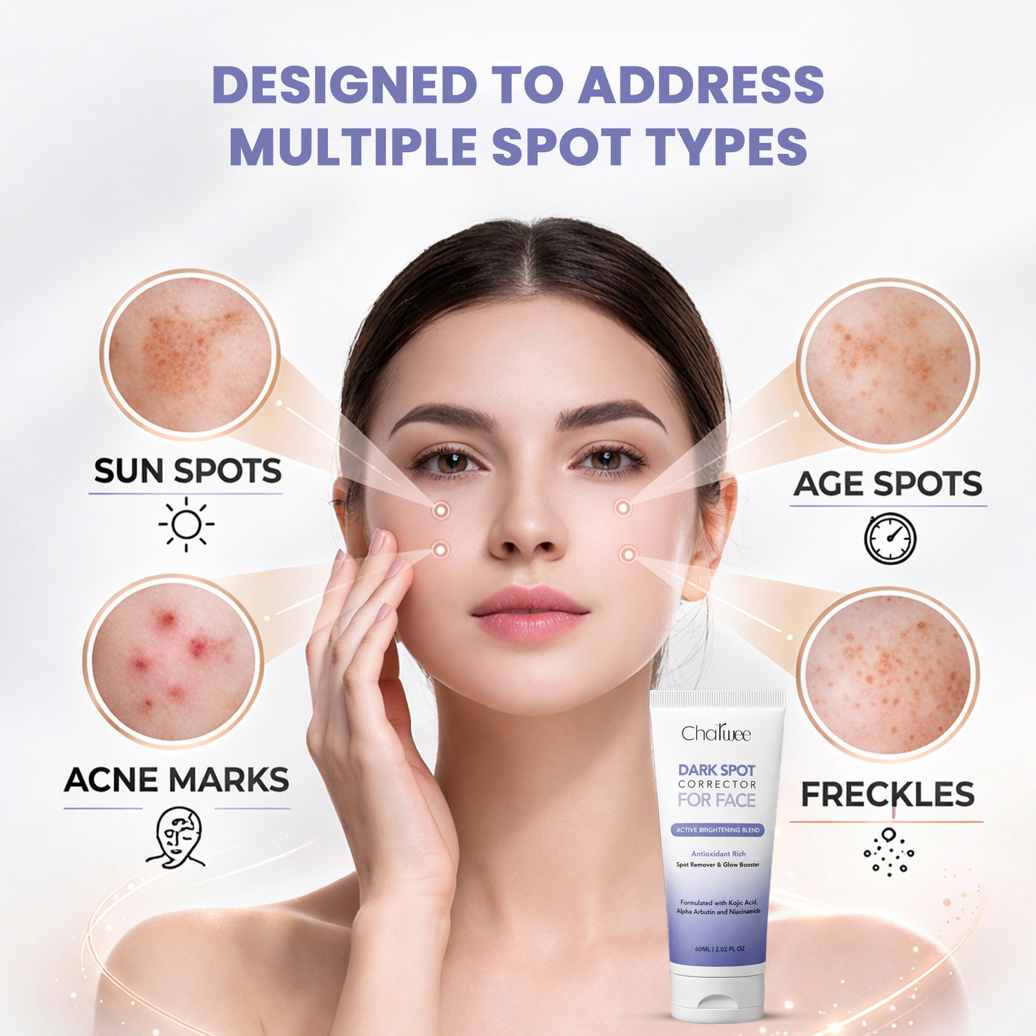 Image of Charwee Dark Spot Corrector For Face | Helps Reducing & Acne Marks
