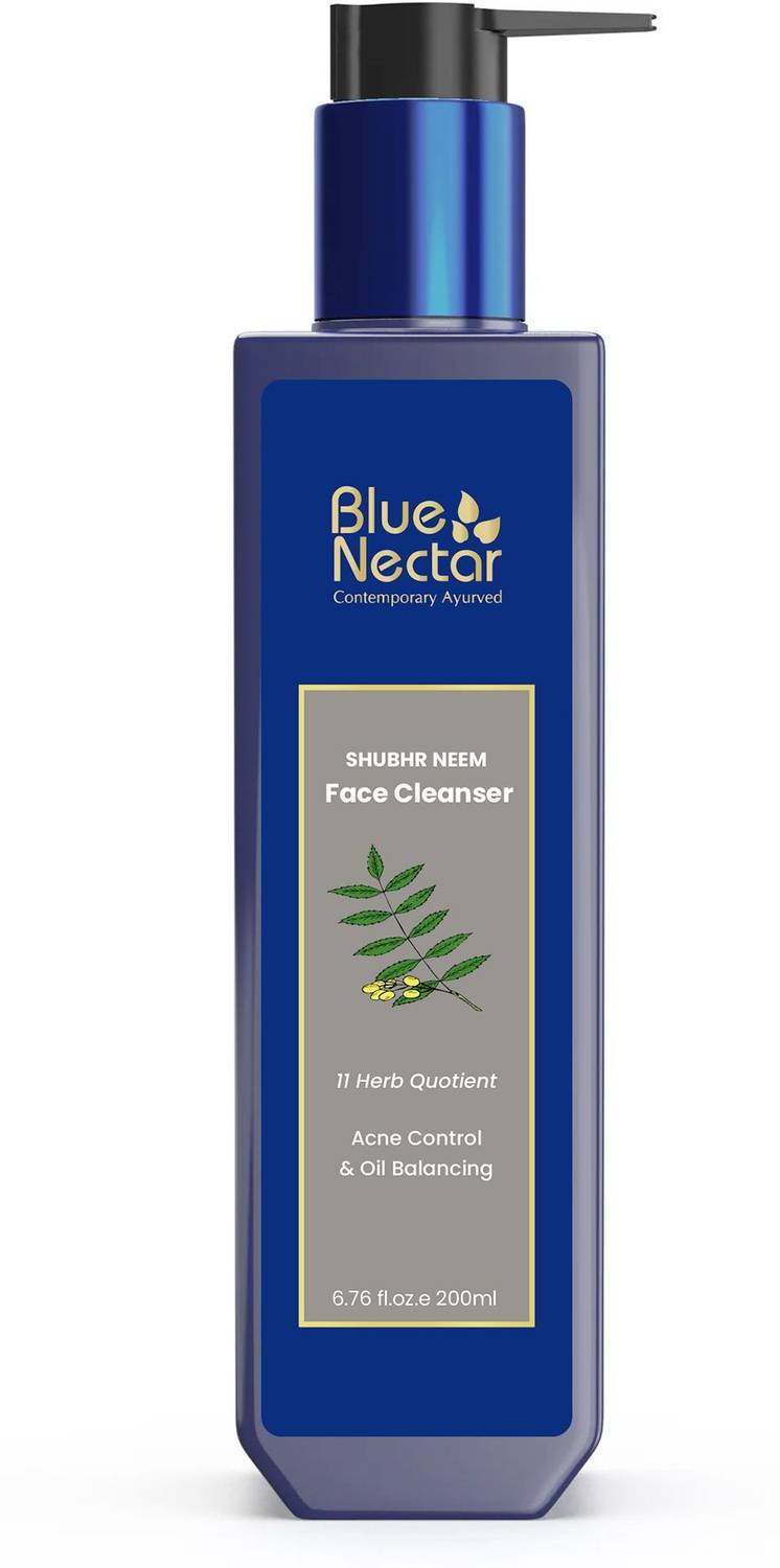 Blue Nectar Ayurvedic Acne Face Wash with Honey & Neem (Face Wash Acne_200 ml)