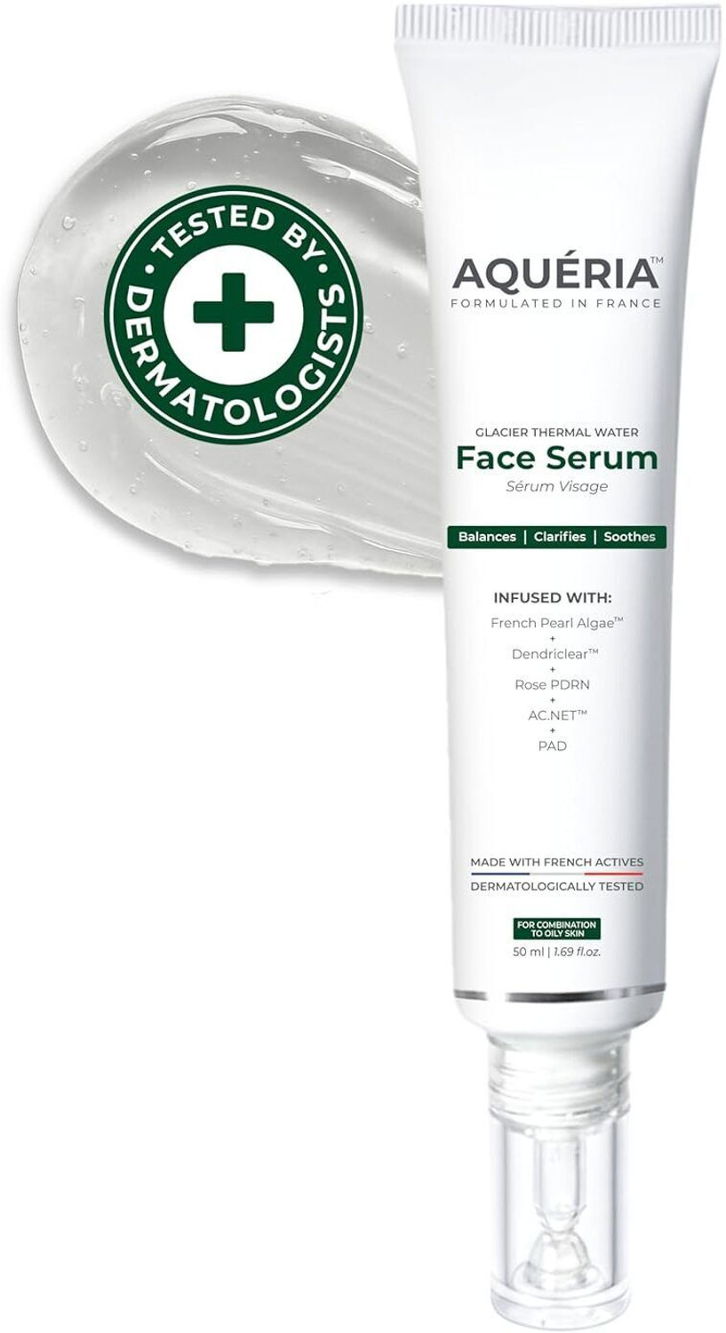 Image of Aqueria 3% Niacinamide Oil Control French Face Serum | Reduces Acne & Dark Spots | Oily & Combination Skin