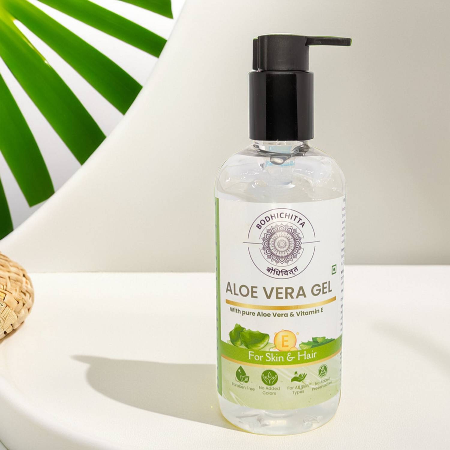 Bodhichitta Natural Aloe vera Gel With Vitamin E for Face, Hair & Skin Moisturizer