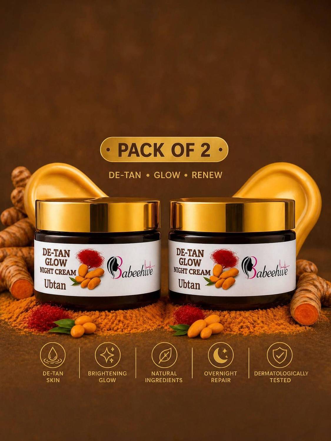 Babeehive Ubtan Night cream