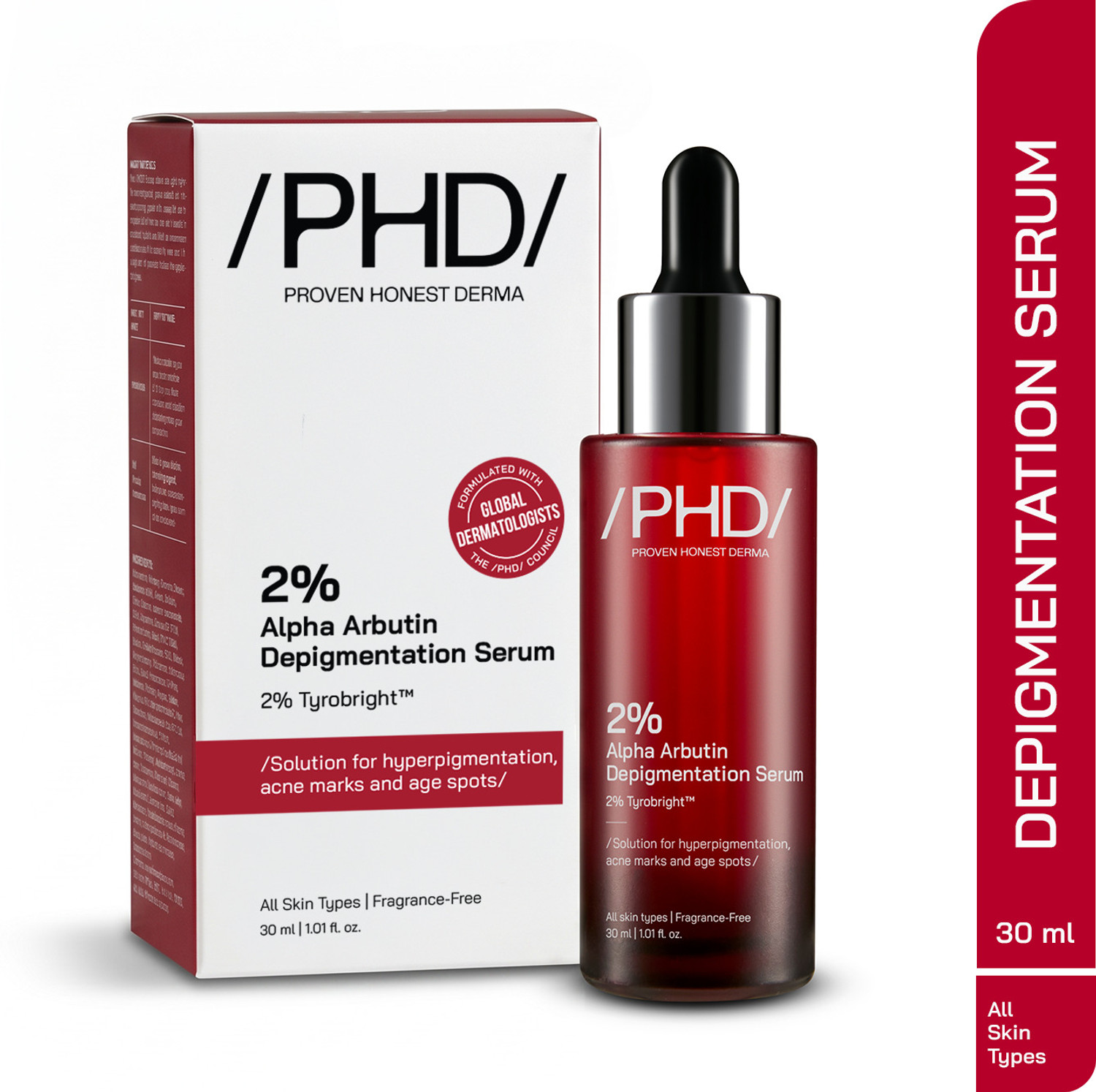 Image of Proven Honest Derma /PHD / 2% Alpha Arbutin Depigmentation Serum with 2% Tyrobright