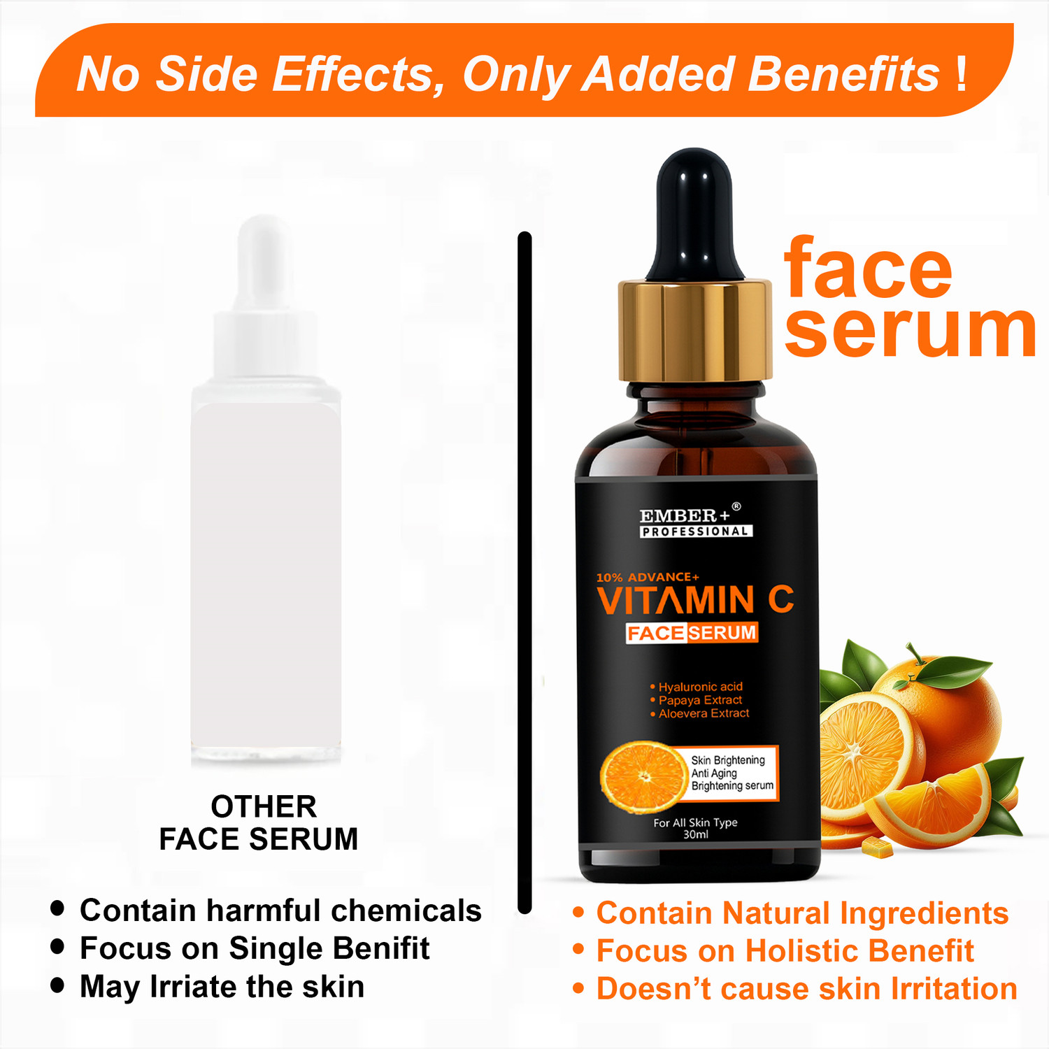 Image of Ember +Professional 10% Vitamin C Face Serum-Brightens & Reduces Dark Spots