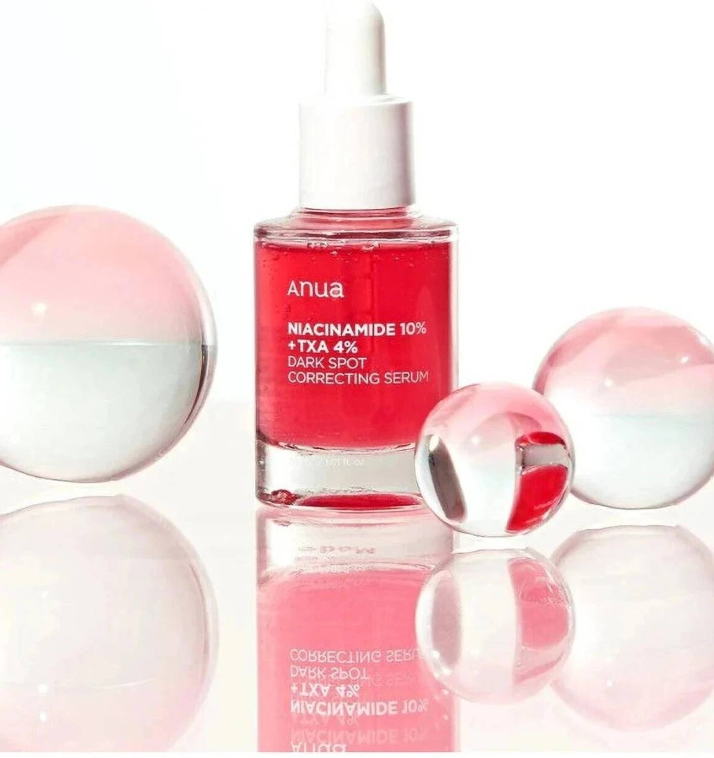 ANUA 10% Niacinamide + 4% TXA Serum - Reduces Acne Marks, Promotes Smooth, Skin Glowing"(pack of 1)