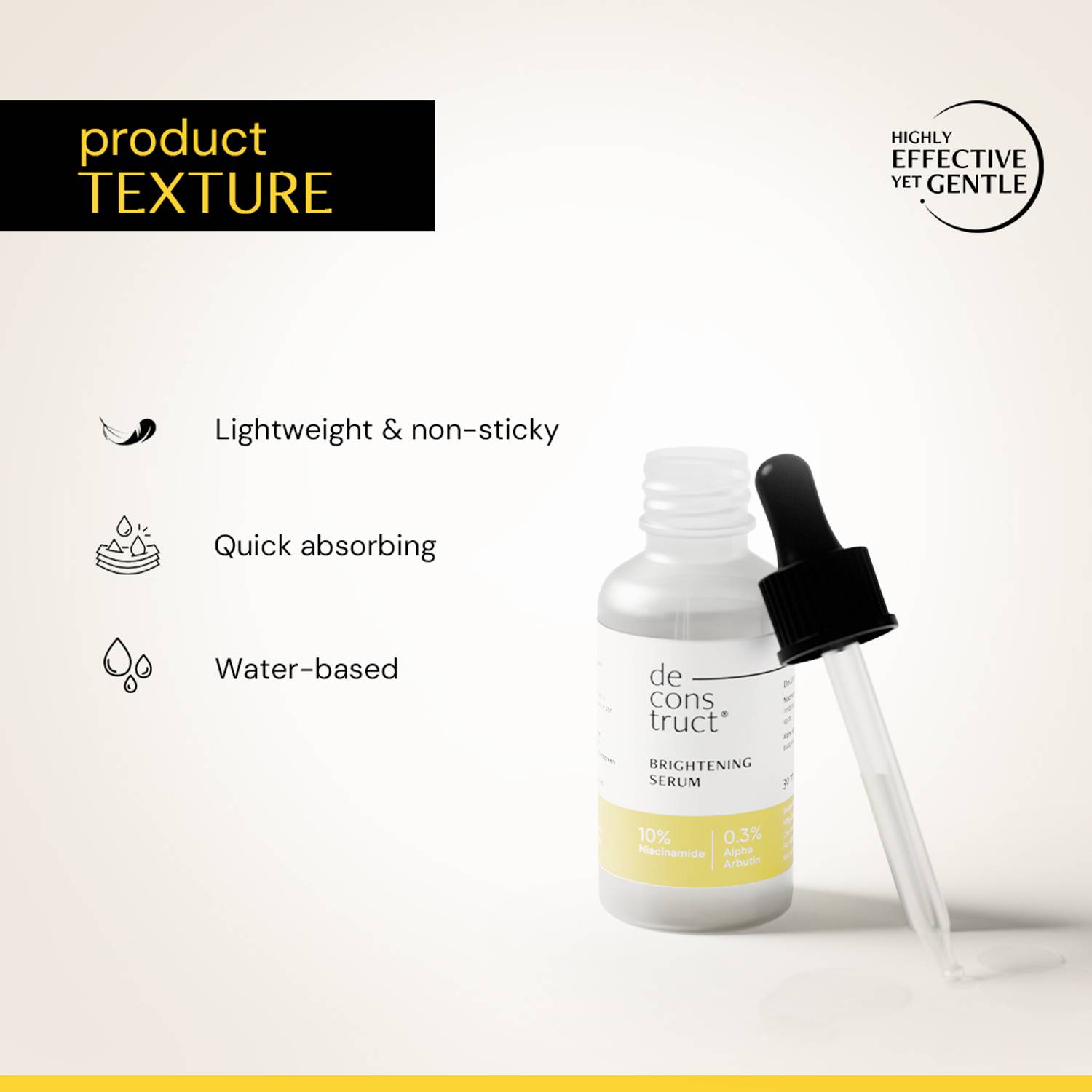 Deconstruct Brightening Serum 10% Niacinamide 30ml - Image 3