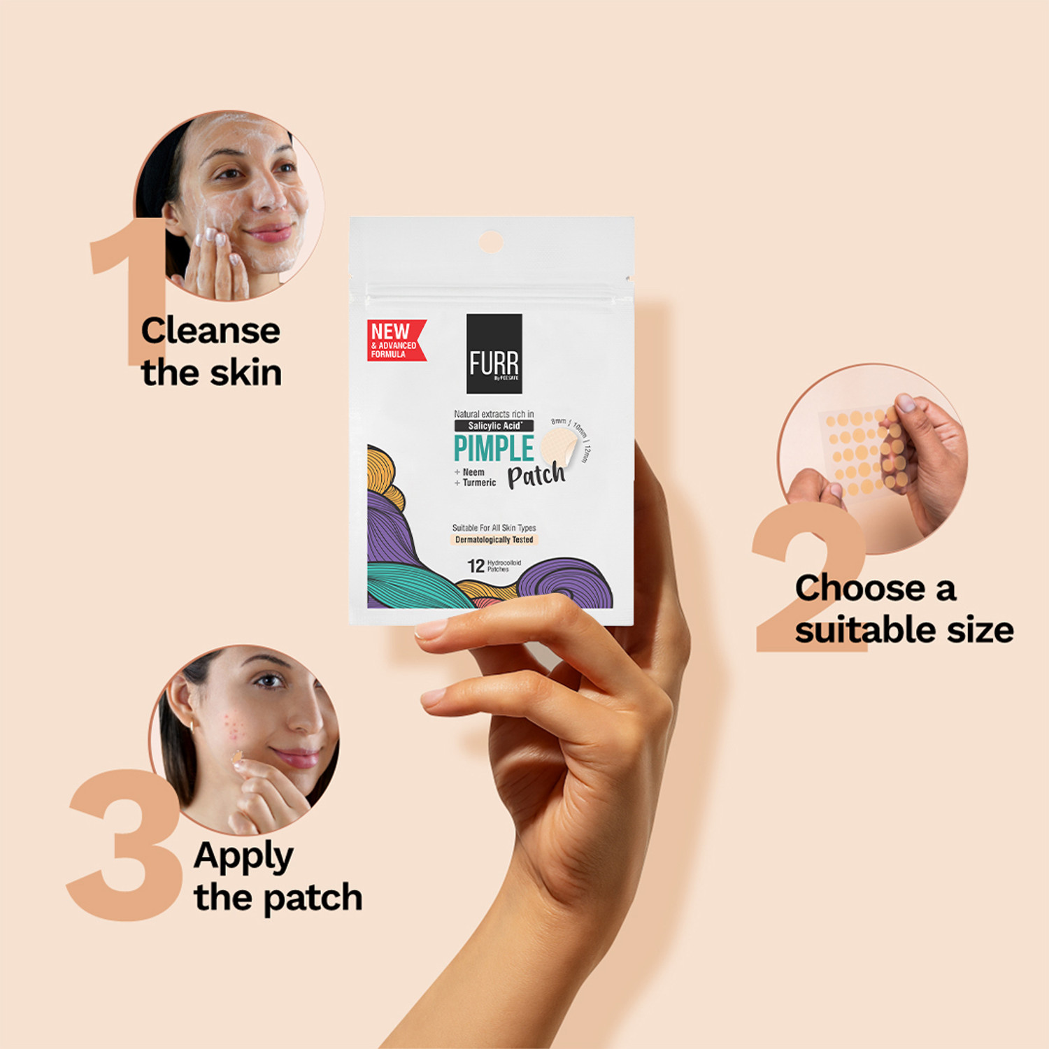 Image of FURR By Pee Safe Pimple Patch 12