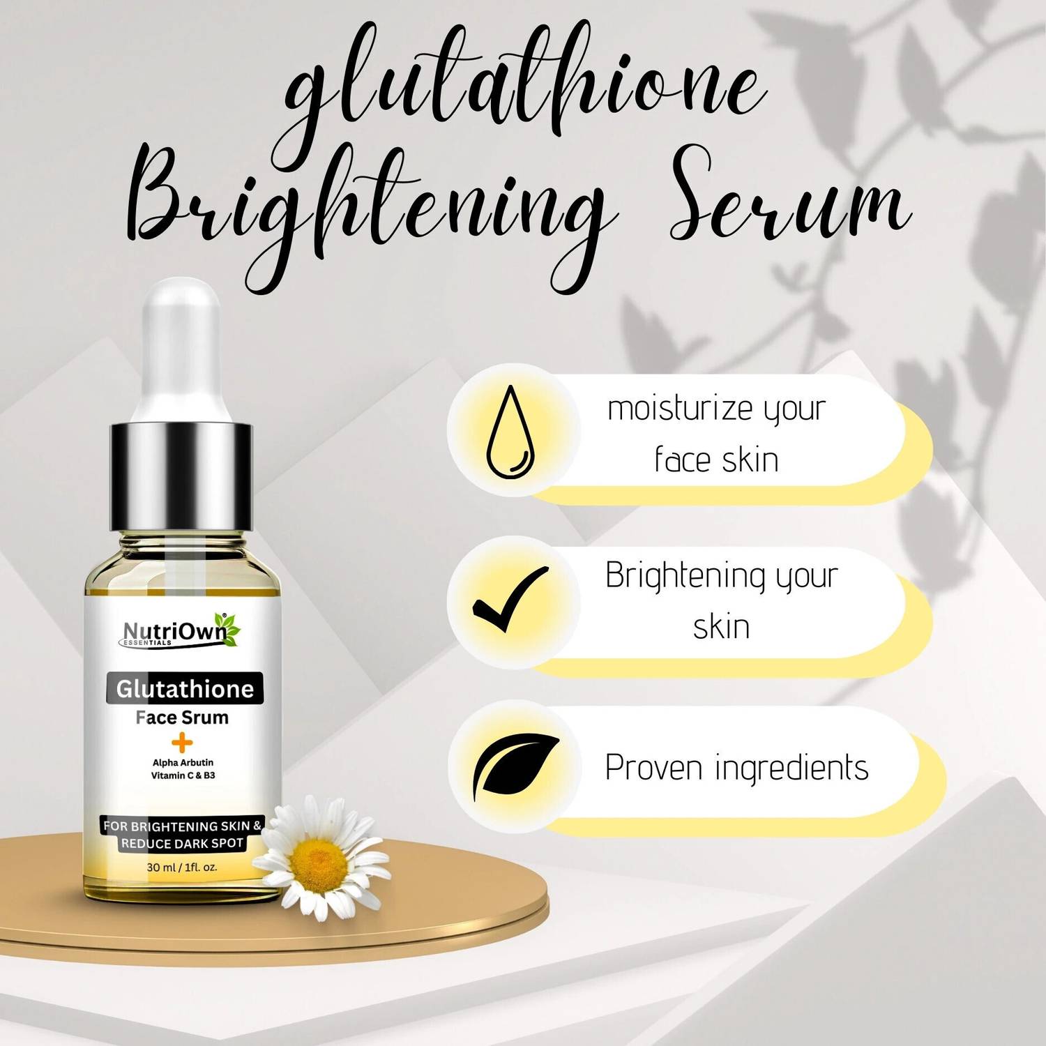 NutriOwn Glutathione Serum Skin Brightening Price in India - Buy NutriOwn Glutathione  Serum Skin Brightening online at Flipkart.com