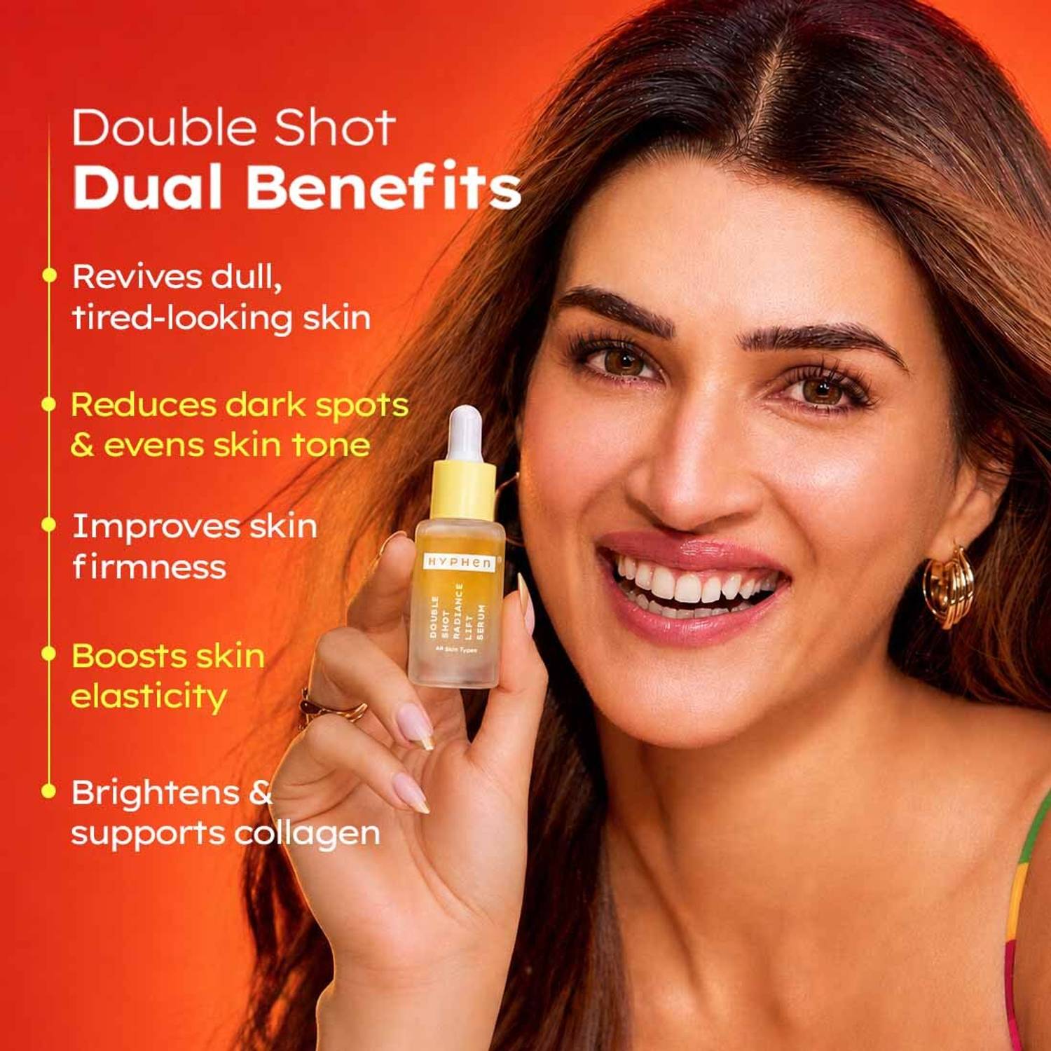 HYPHEN Double Shot 18% Brightening + 20% Collagen Face Serum - Image 2