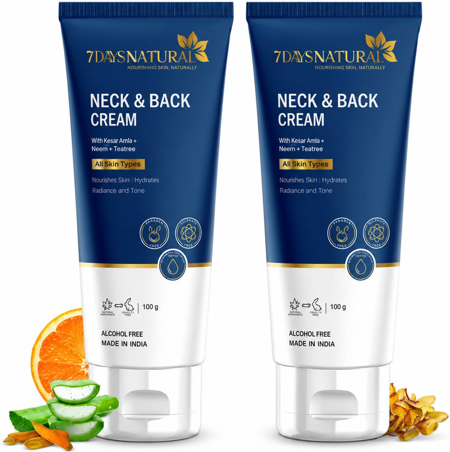 7days natural Dark Neck Back Whitening Cream For Dark Neck Ankles Knuckles Elbows Underarm