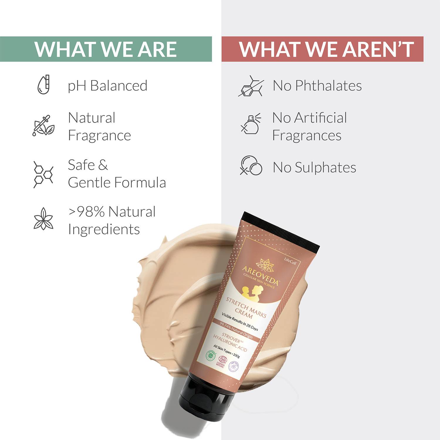 Areoveda Stretch Marks Cream - Image 4