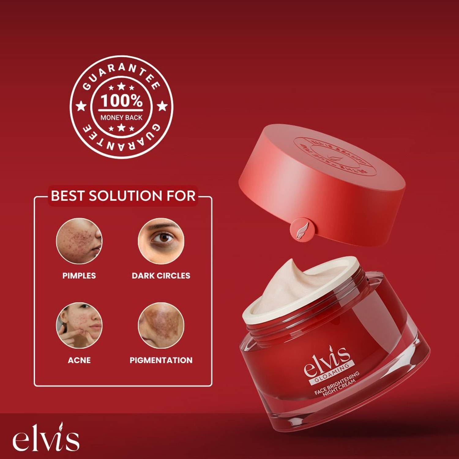 Elvis Face Brightening Night Cream - Image 2