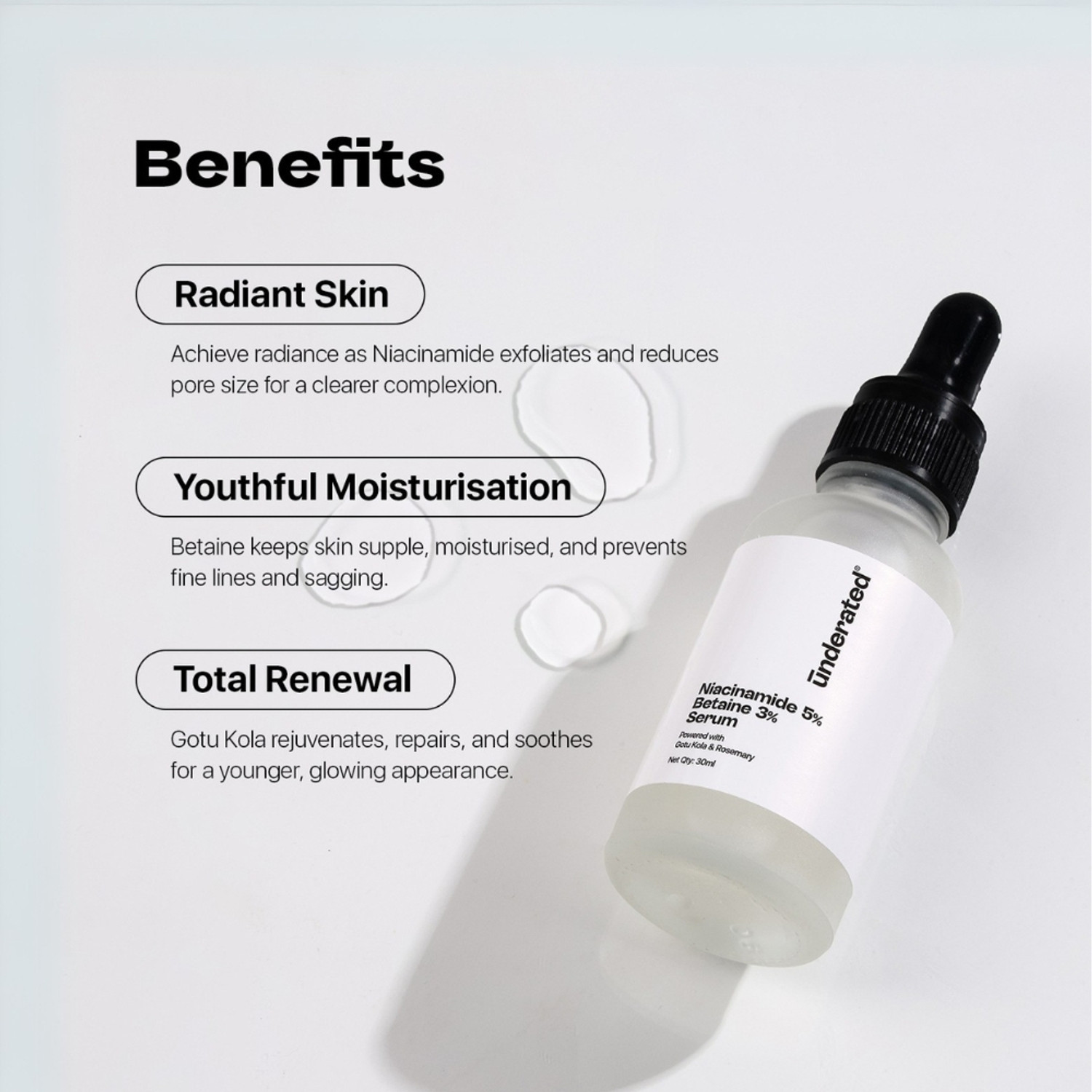 Image of UNDERATED Niacinamide 5% Betaine 3% Serum