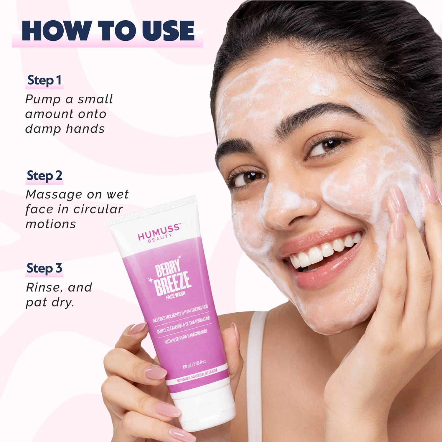 Humuss Beauty Super Glow Acne Control Face Wash - Image 4
