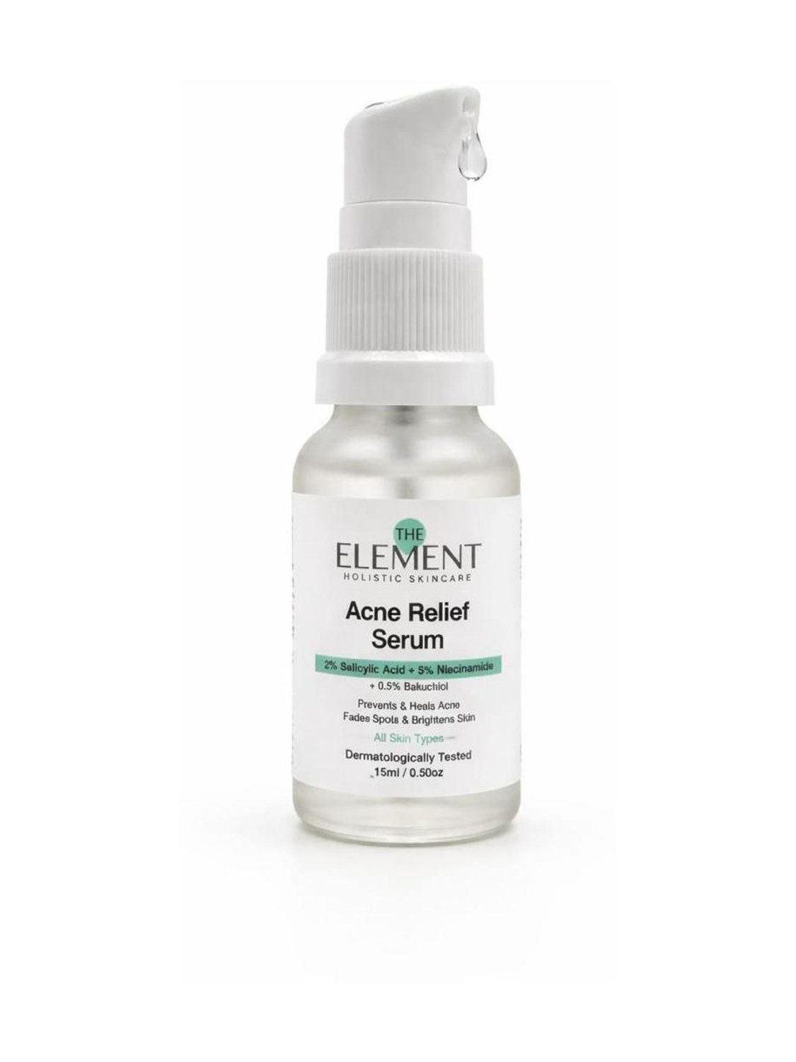 Image of the element 2% Salicylic Acid Serum with 5% Niacinamide & 0.5% Bakuchiol | Acne Relief, Oil Control, Pore Minimizing, Anti Acne Face Serum for Oily Skin, Pimples & Acne Scars