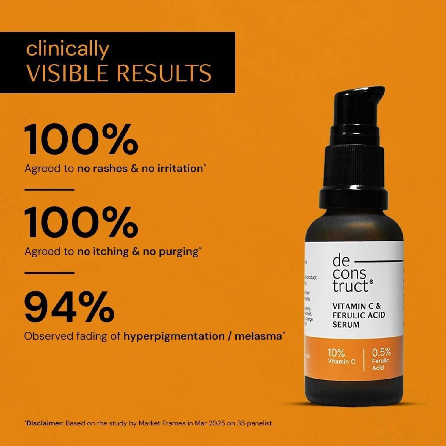 deconstruct Vitamin C Serum for Oily Skin| Clinically Tested to b... more