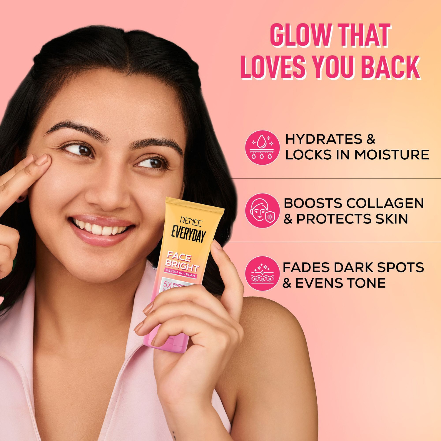 Image of Renee Everyday Face Bright Cream, Hydrates, Brightens & Reduces Dark Spots - Pack of 2