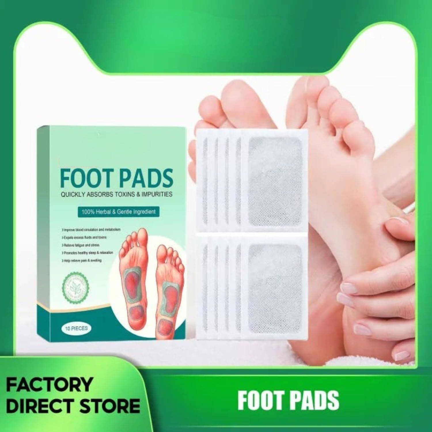 BNB Ghar Foot Pads | Foot Pads Pain Relief | Boosts Night|Time Metabolism For Active Deto Plaster & Patch