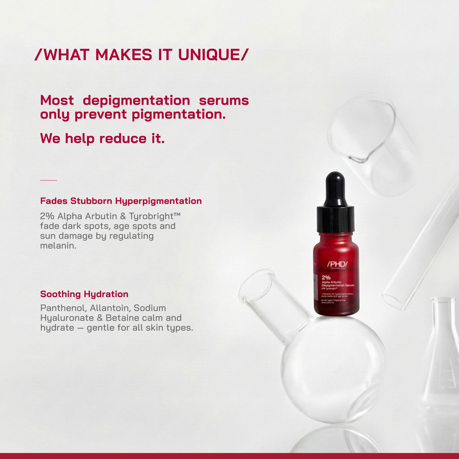 Image of Proven Honest Derma /PHD / 2% Alpha Arbutin Depigmentation Serum with 2% Tyrobright