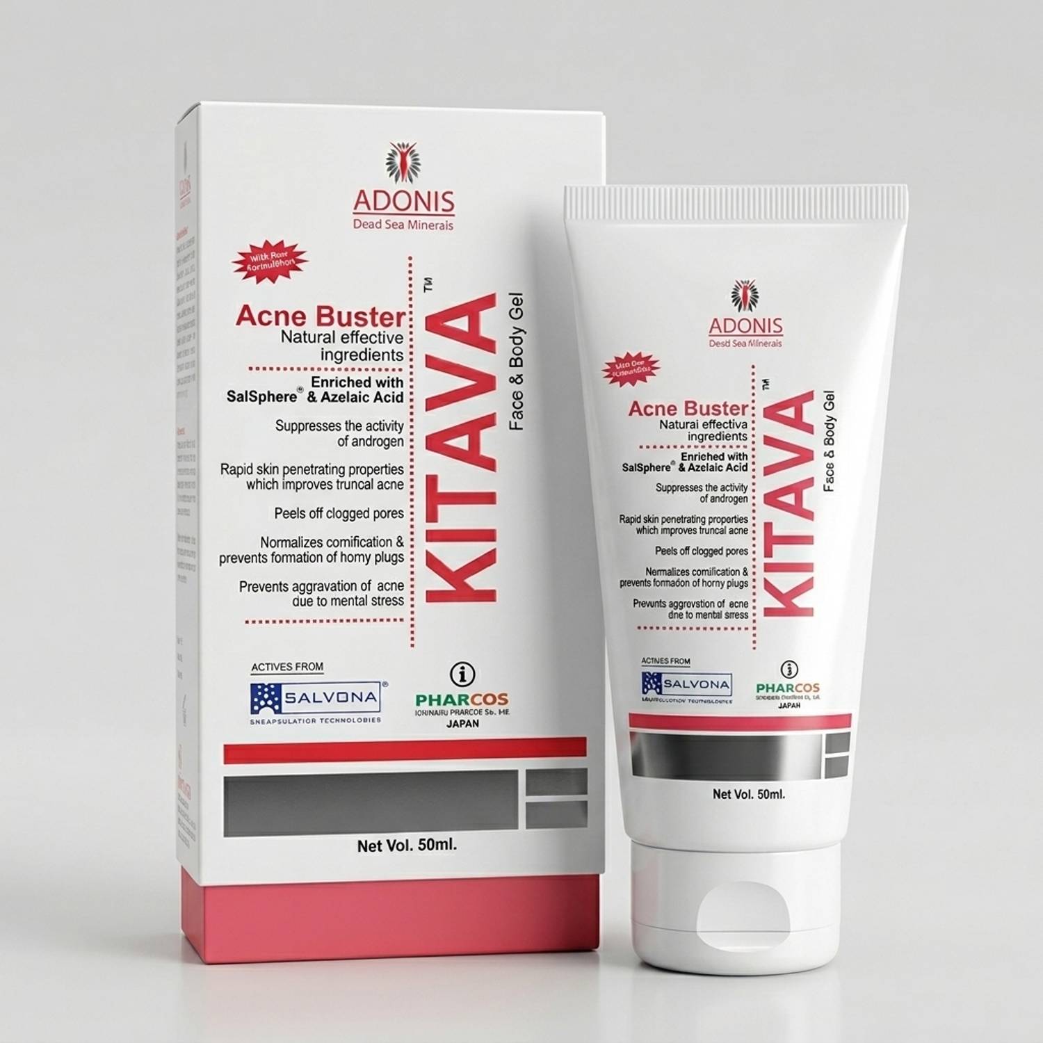 ADONIS Kitava Acne Buster Face & Body Gel | Acne Treatment, Pimple Removal Get