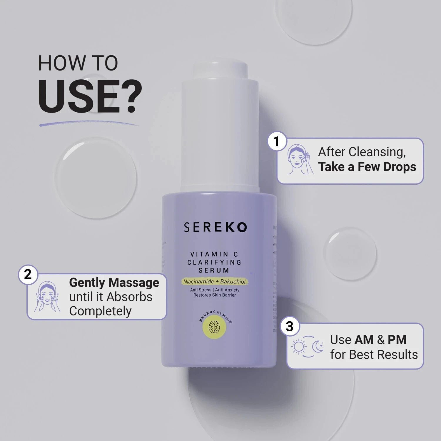 Image of SEREKO 50x Vitamin C Face Serum for Glowing & Brightening Skin For Dark Spot, Pigmentation