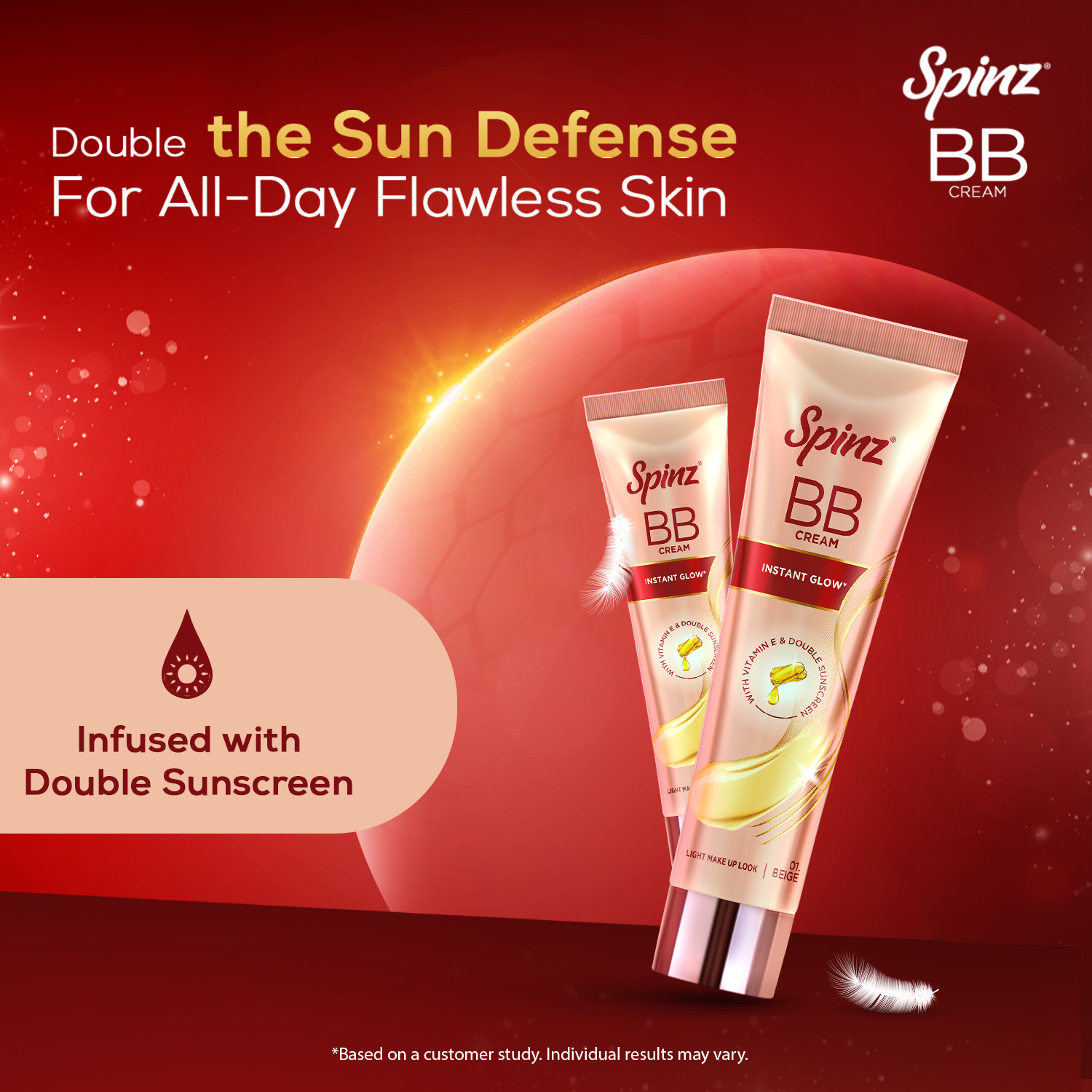 Image of Spinz BB Fairness Cream Vitamin E and Double Sunscreen Protection
