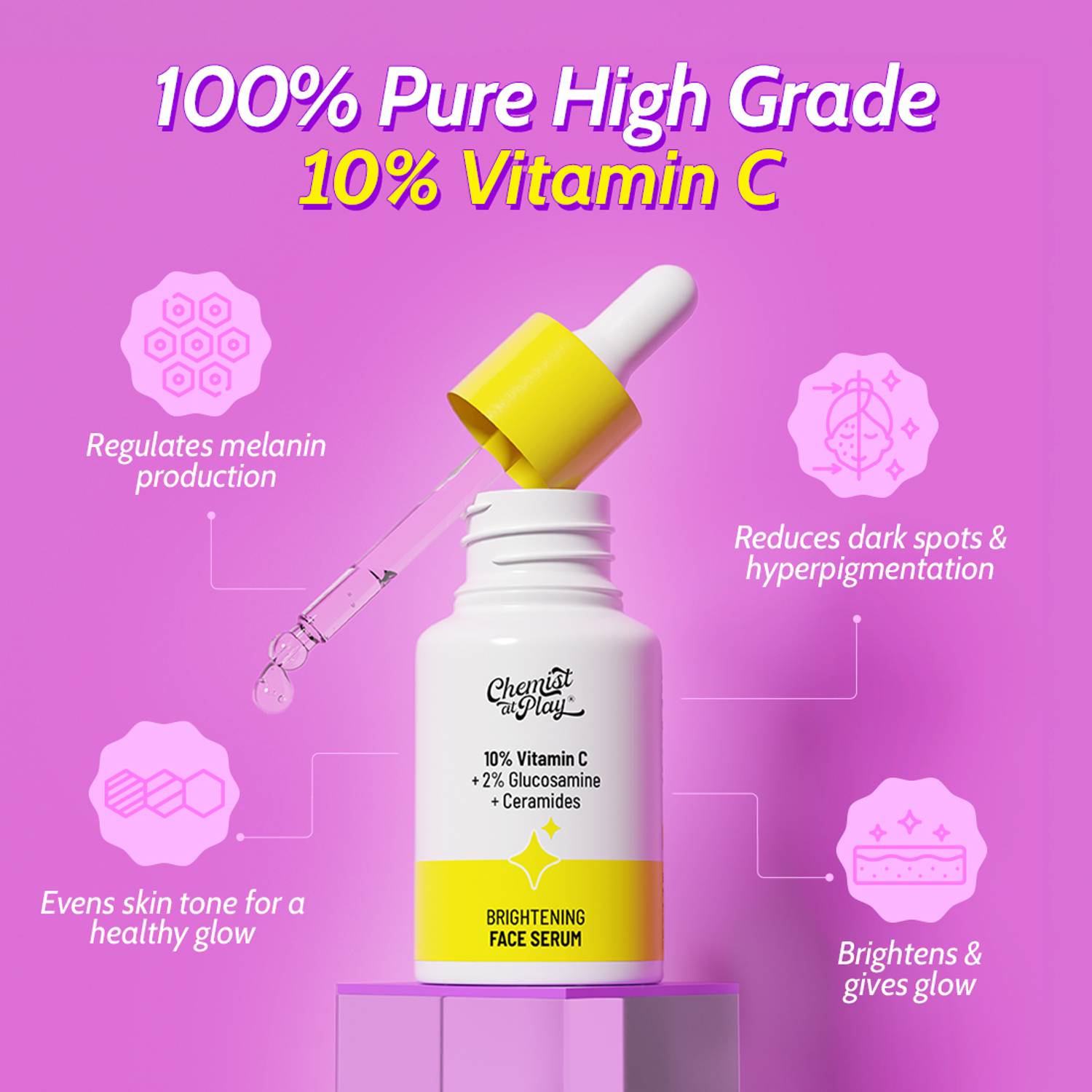 Chemist at Play 10% Vitamin C Serum 10ml - Image 2