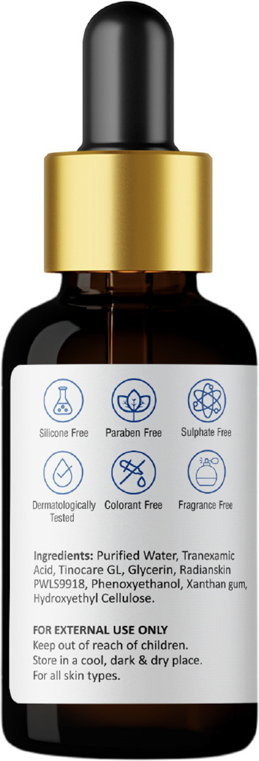 Image of zeelab Tranexamic Acid 5% Face Serum with Radianskin for Pigmentation & Dark Spots