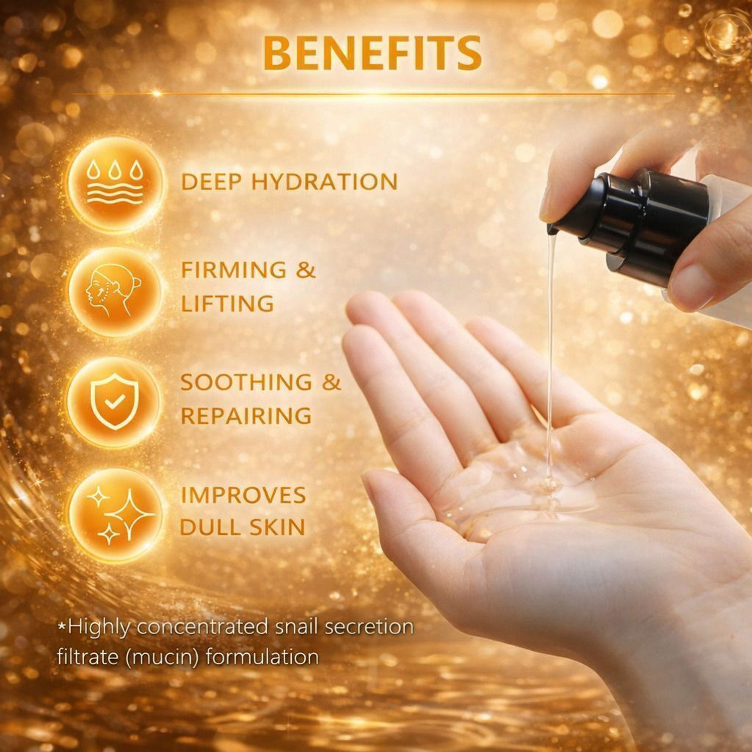 Image of SHNMN Advanced Snail 96 Mucin Essence Hydrating and Soothing