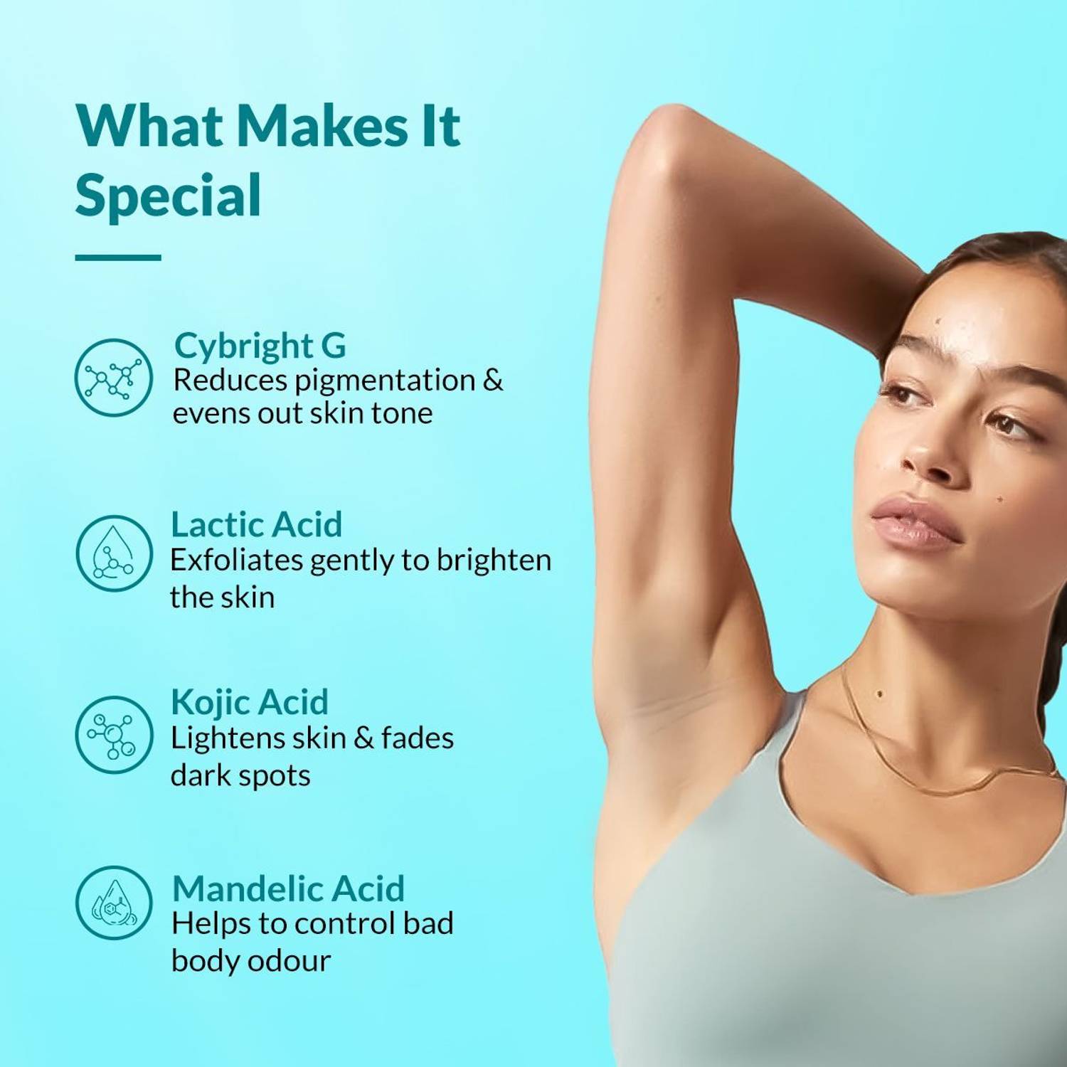 Fixderma Nigrifix Underarm Roll On 6% AHA, 1% Mandelic - Image 3