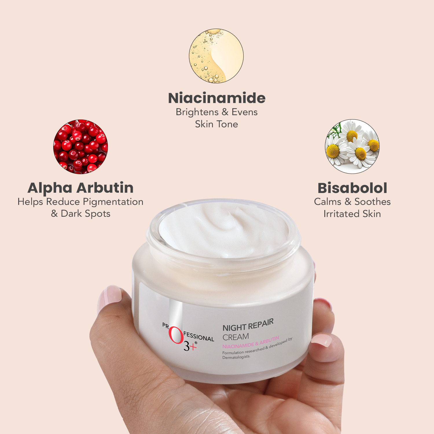 Image of O3+ Night Repair Anti-Ageing Night Cream for Women & Men