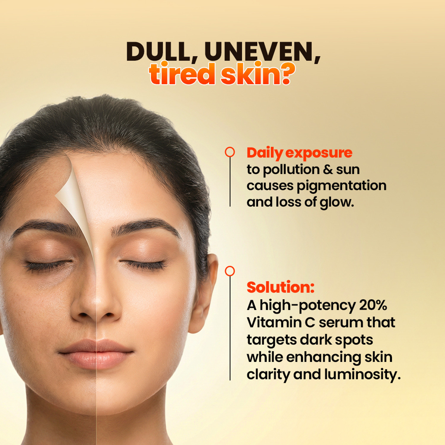 Image of WOW SKIN SCIENCE 20% Vitamin C Advanced Face Serum with Ferulic Acid & Orange Oil
