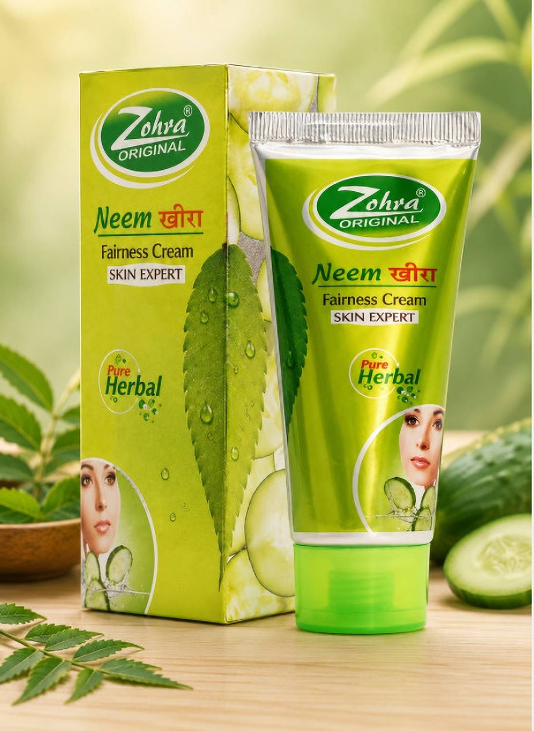 MIRA CREAM&MIRA GREEN 80gセット Zohra Neem Kheera (Skin Expert) Fairness Cream Price in India