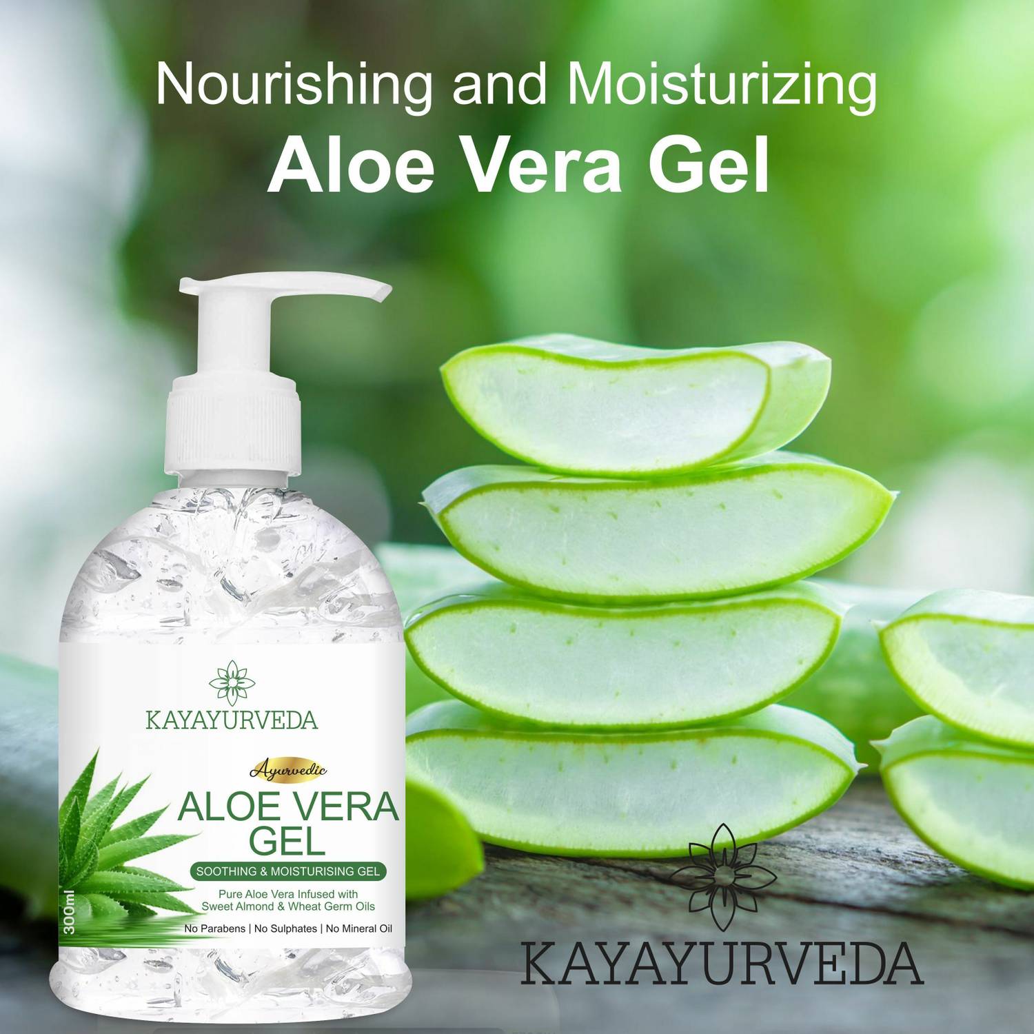 KAYAYURVEDA 100% Pure Aloe Vera Gel - Image 2
