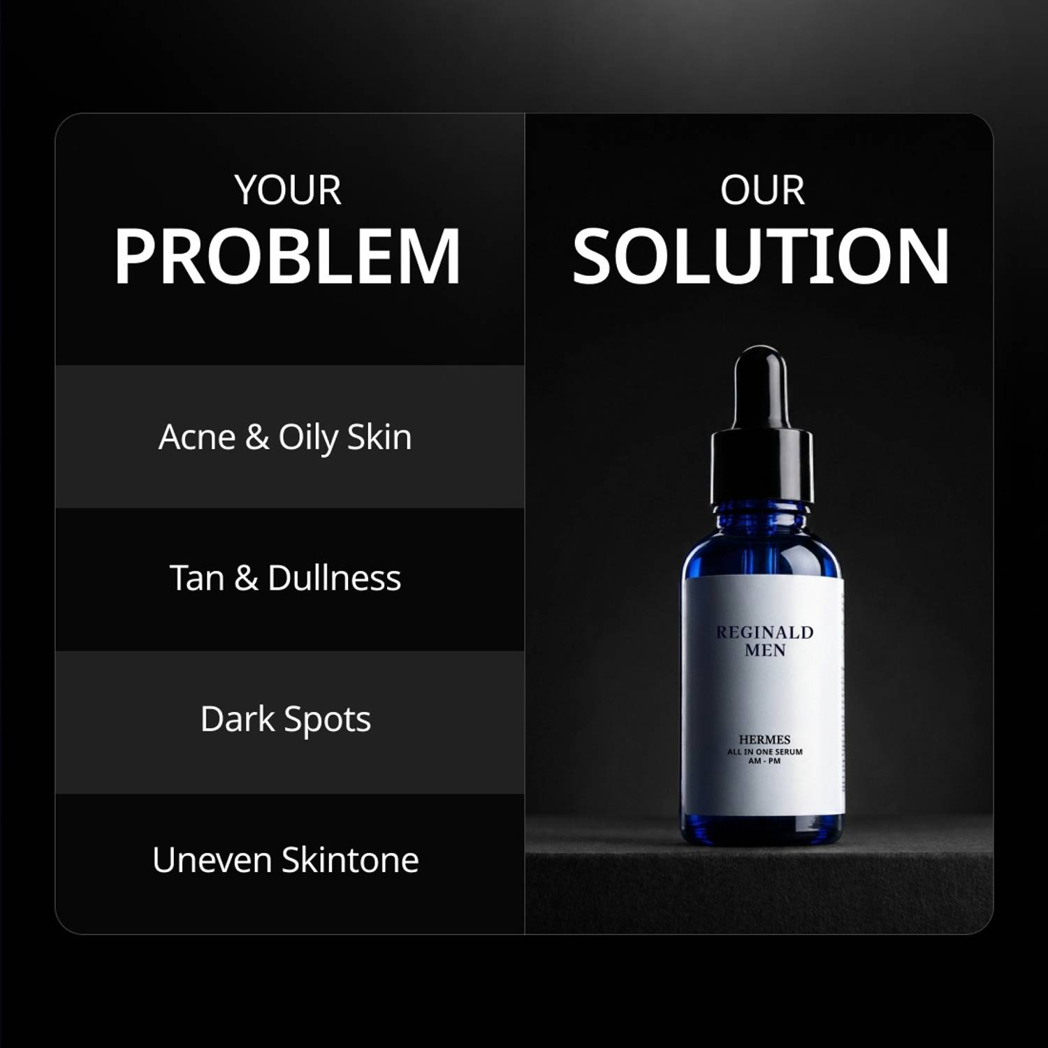 Reginald Men Hermes All in One Face Serum with 15 Actives| Fast Absorbing & Non-Sticky - Image 5