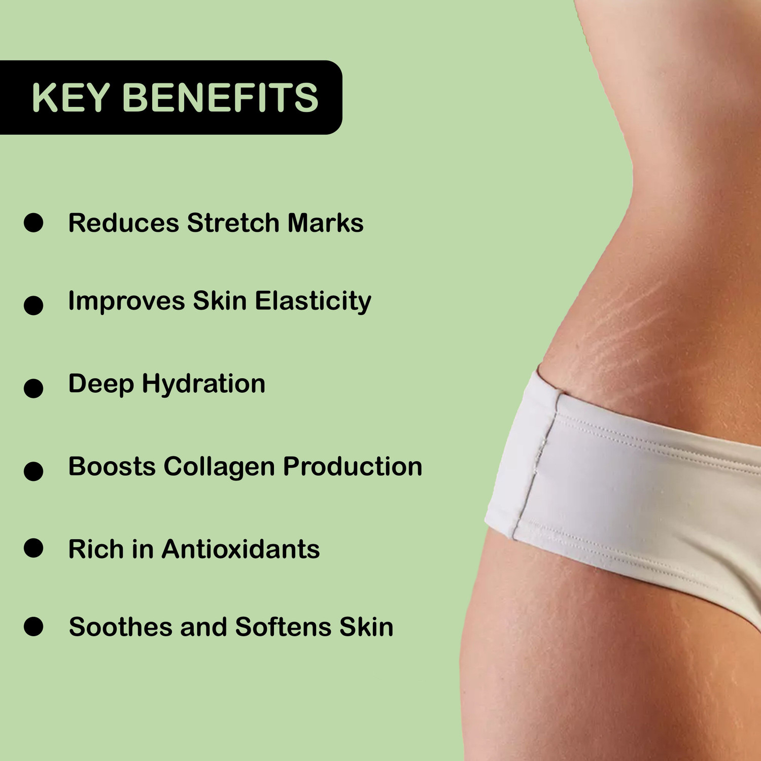 Image of Ayumcure Stretch Mark Removal & Prevention Oil for women | Improves Skin Texture & Tone