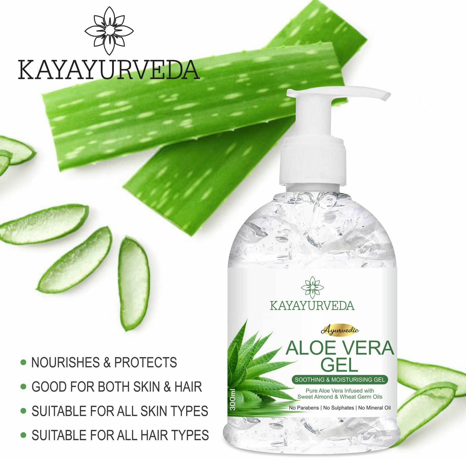 KAYAYURVEDA 100% Pure Aloe Vera Gel - Image 5