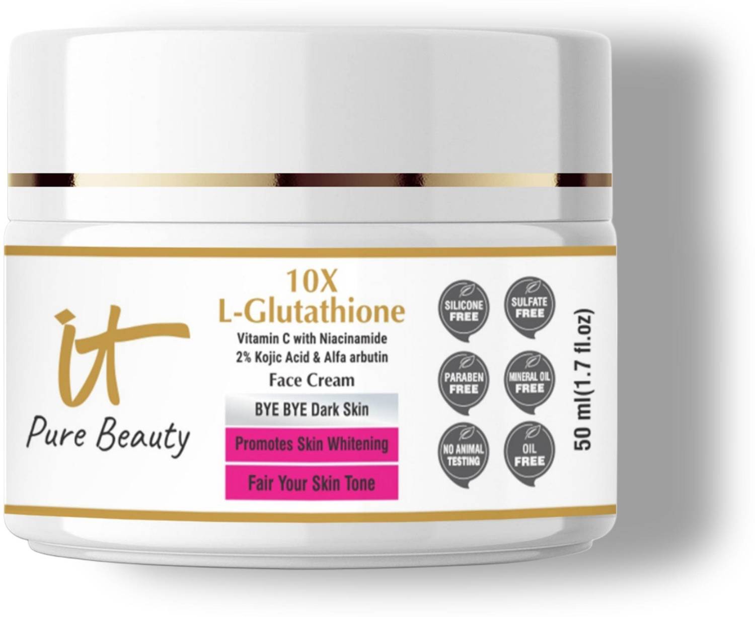 best glutathione face cream for skin whitening Latino Glutathion Face Cream( GOLD)Effective Results Fast Brightening  Effect x1 main image 1