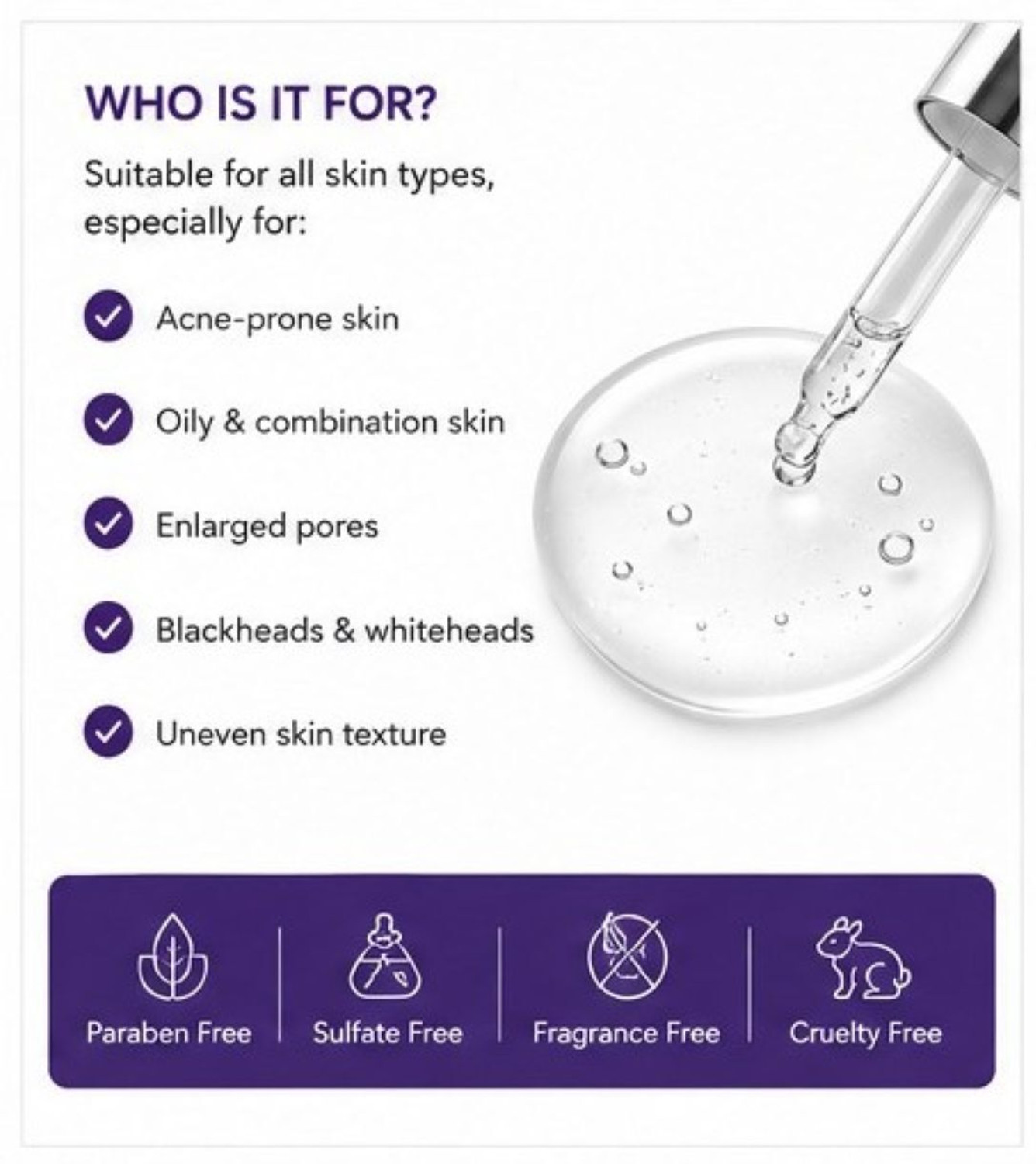Image of keydiyam 2% Salicylic Acid Face Serum for Active Acne Control for Oily Acne Skin