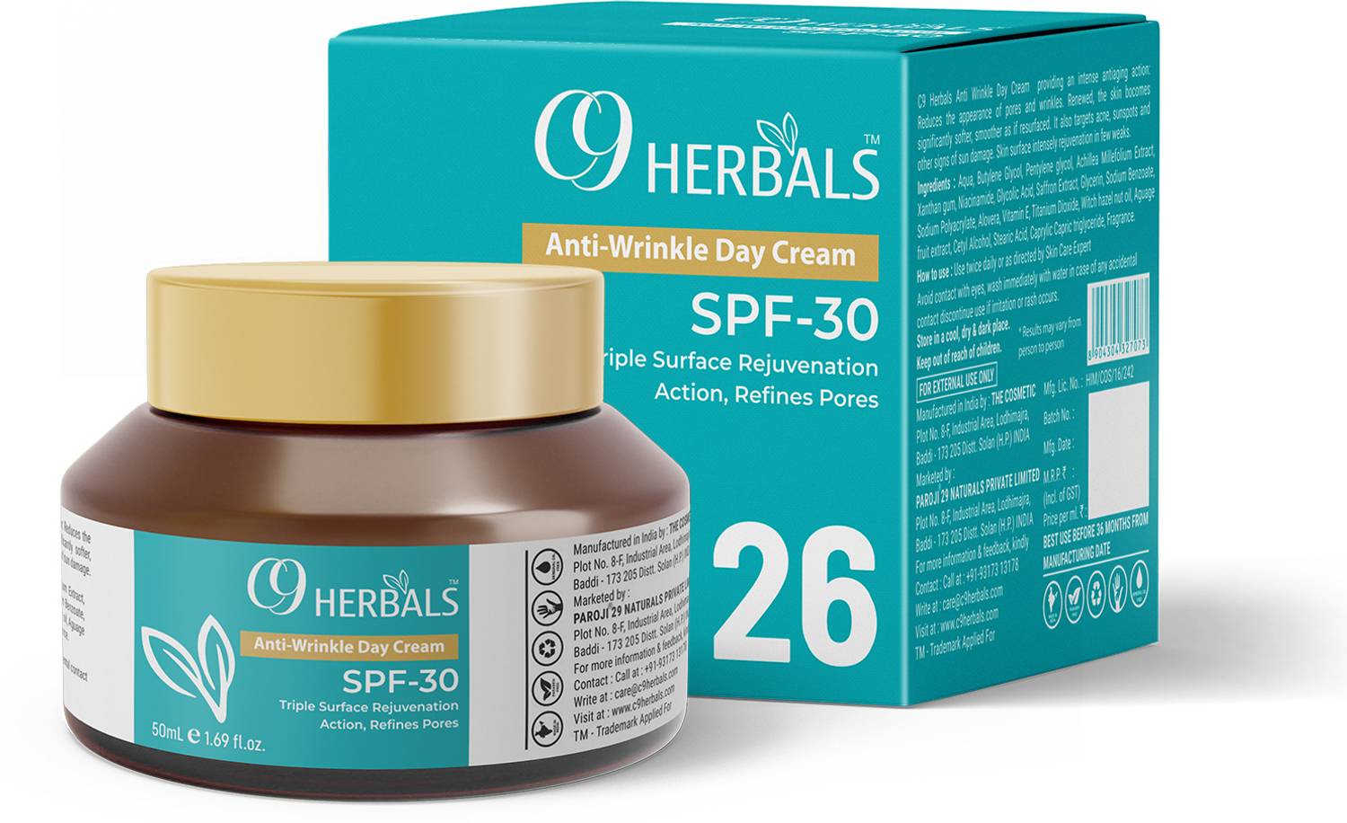 C9 herbals Anti Wrinkle Day Cream