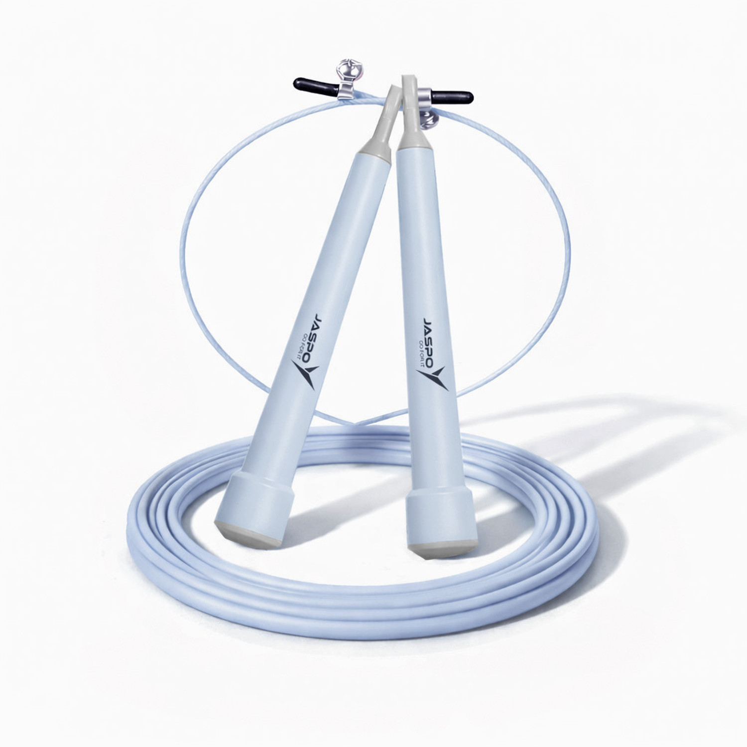 Image of Jaspo Steel-Skip Skipping Rope| Unbreakable| Adjustable| Tangle-Free| Anti-Slip Grip Speed Skipping Rope