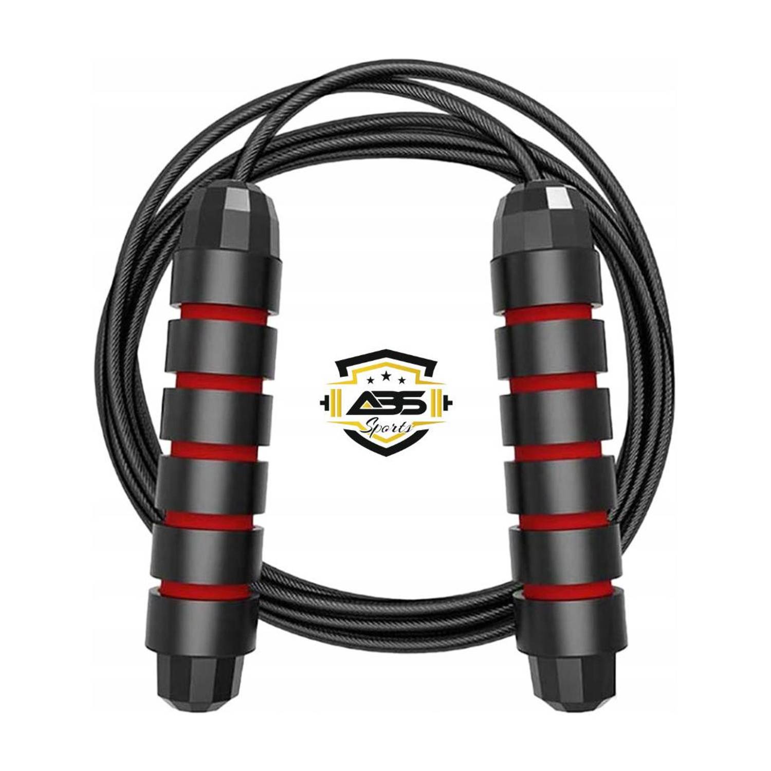 ABSSports CROSSFIT ADJUSTABLE FITNESS SKIPPING ROPE WITH BEARINGS Freestyle Skipping Rope