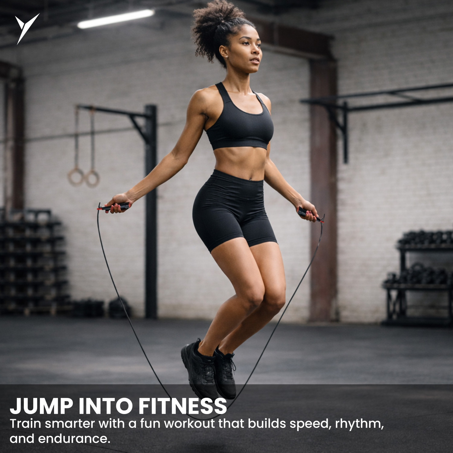 Image of Jaspo Steel-Skip Skipping Rope| Unbreakable| Adjustable| Tangle-Free| Anti-Slip Grip Speed Skipping Rope
